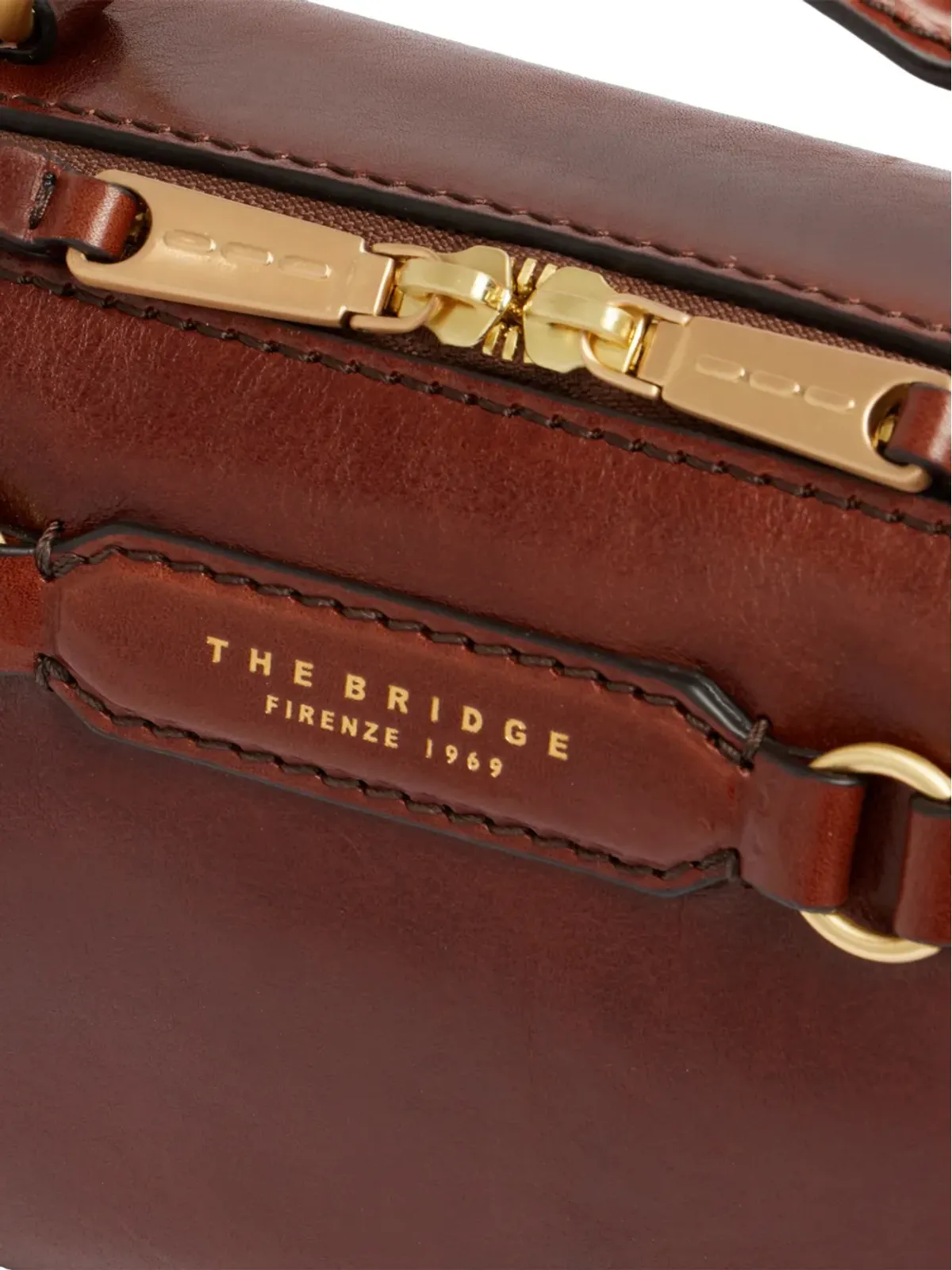 The Bridge Laura トップハンドル レザーミニバッグ - 画像5