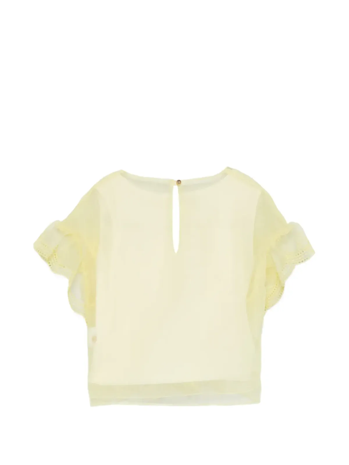 ELIE SAAB JUNIOR ラッフル刺繍トップス 2枚セット - 画像2