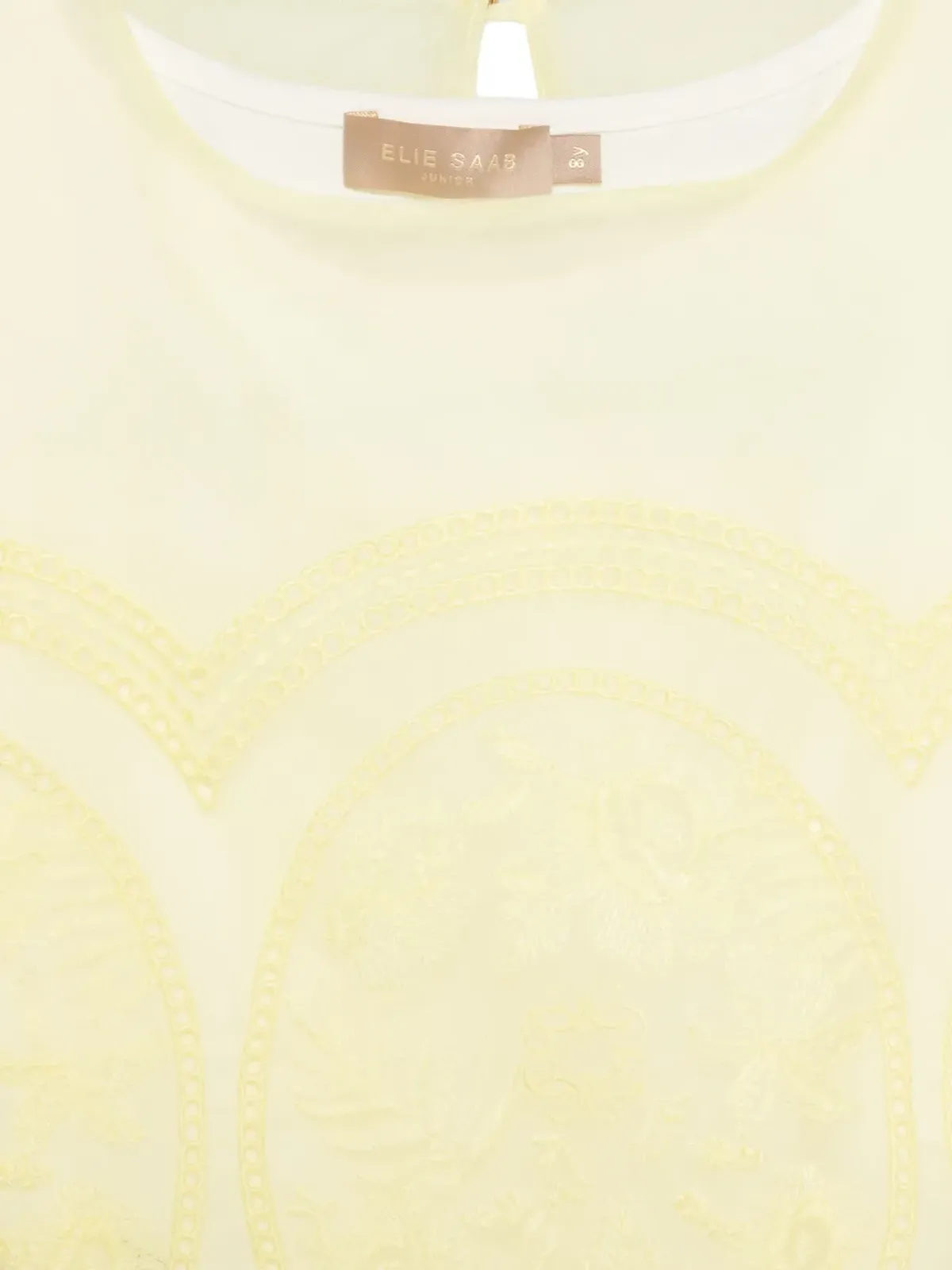ELIE SAAB JUNIOR ラッフル刺繍トップス 2枚セット - 画像3