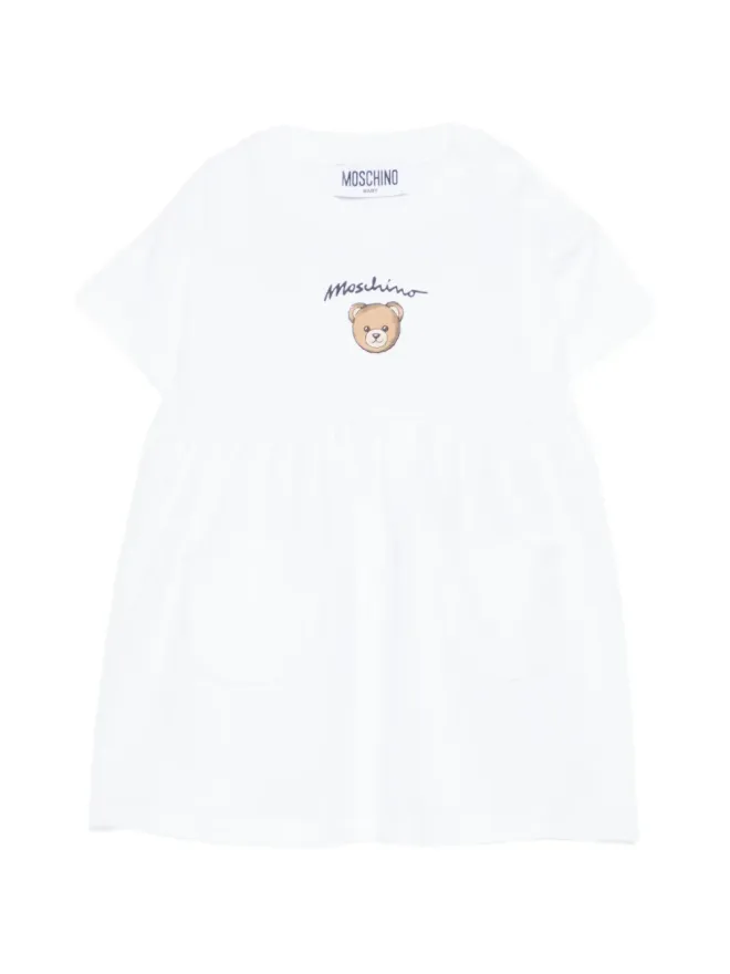 Moschino Kids Moschino Kids 半袖ドレス - Whiteの商品画像