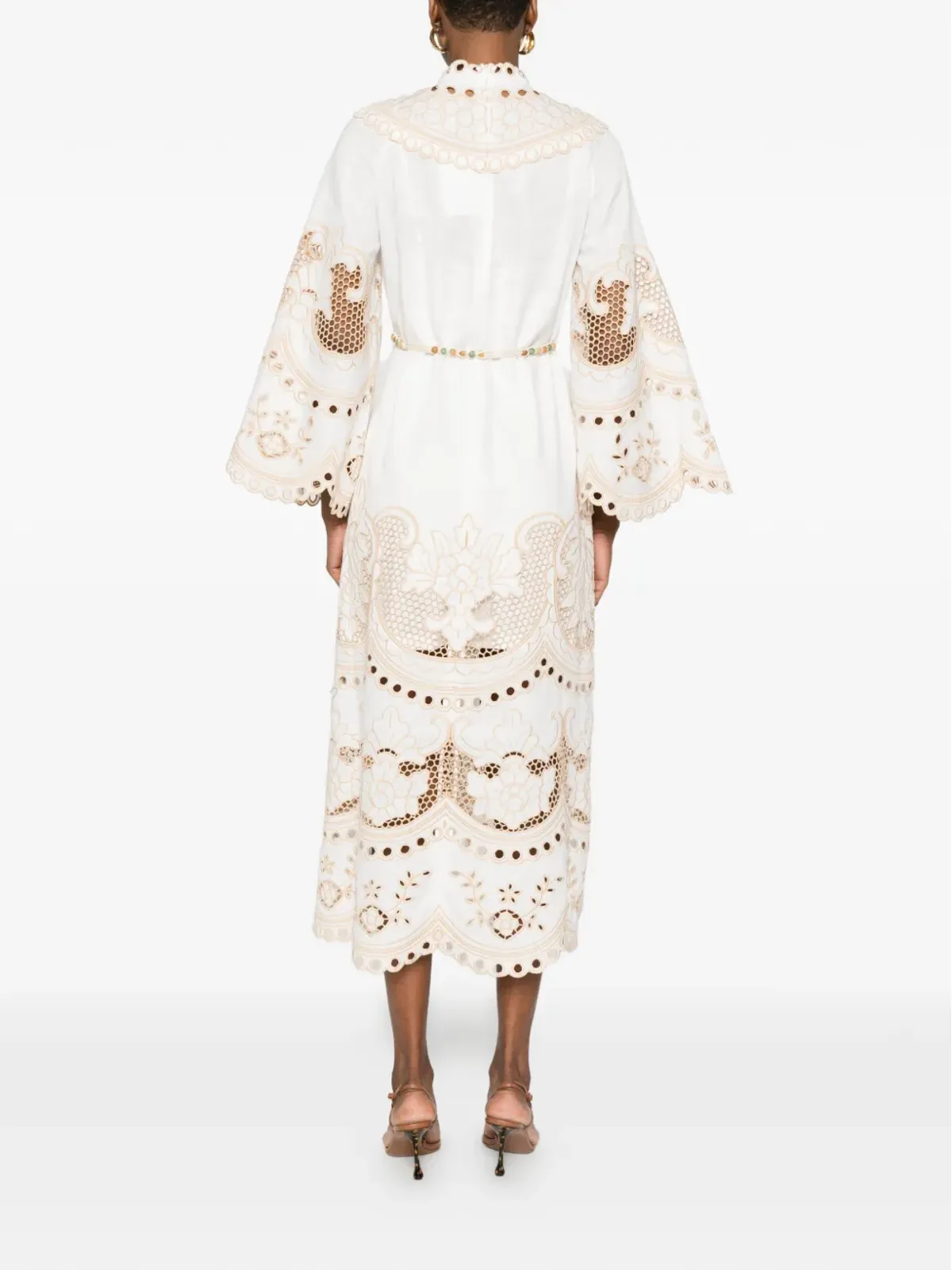 ZIMMERMANN 刺繍入りミディドレス - 画像4