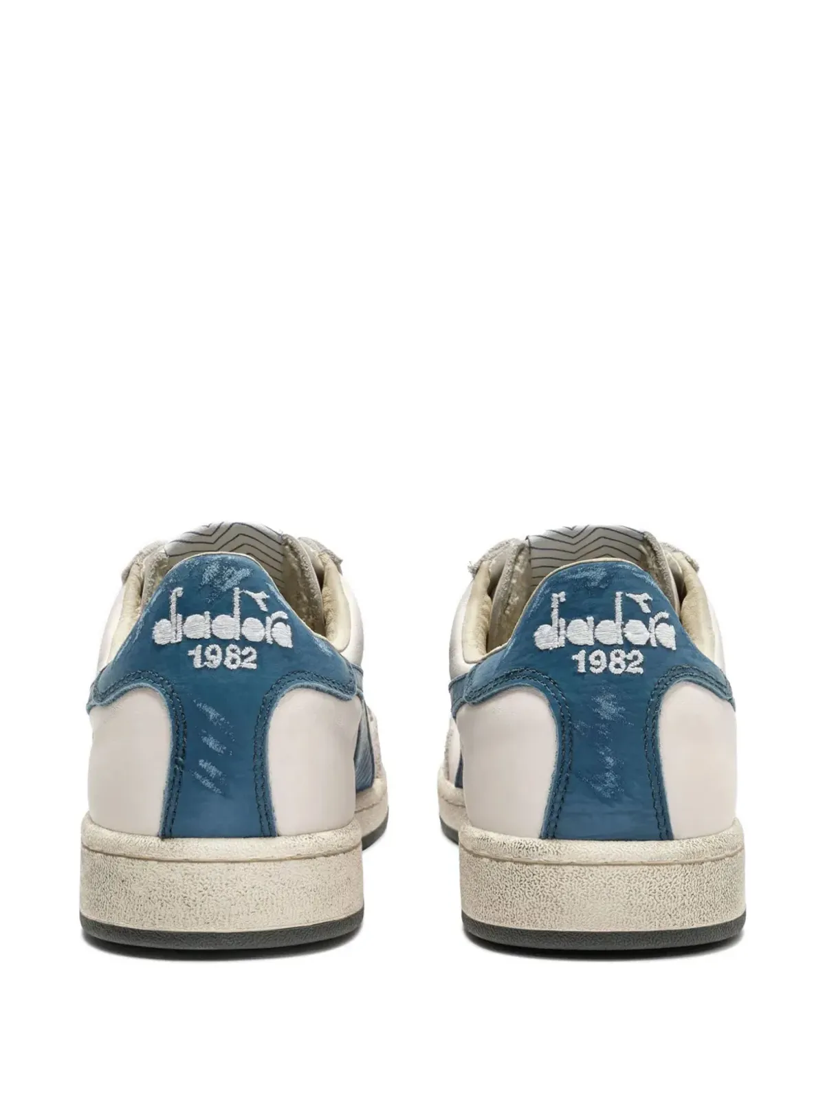 Diadora Prestige ビンテージ レザー スニーカー ホワイト - 画像3
