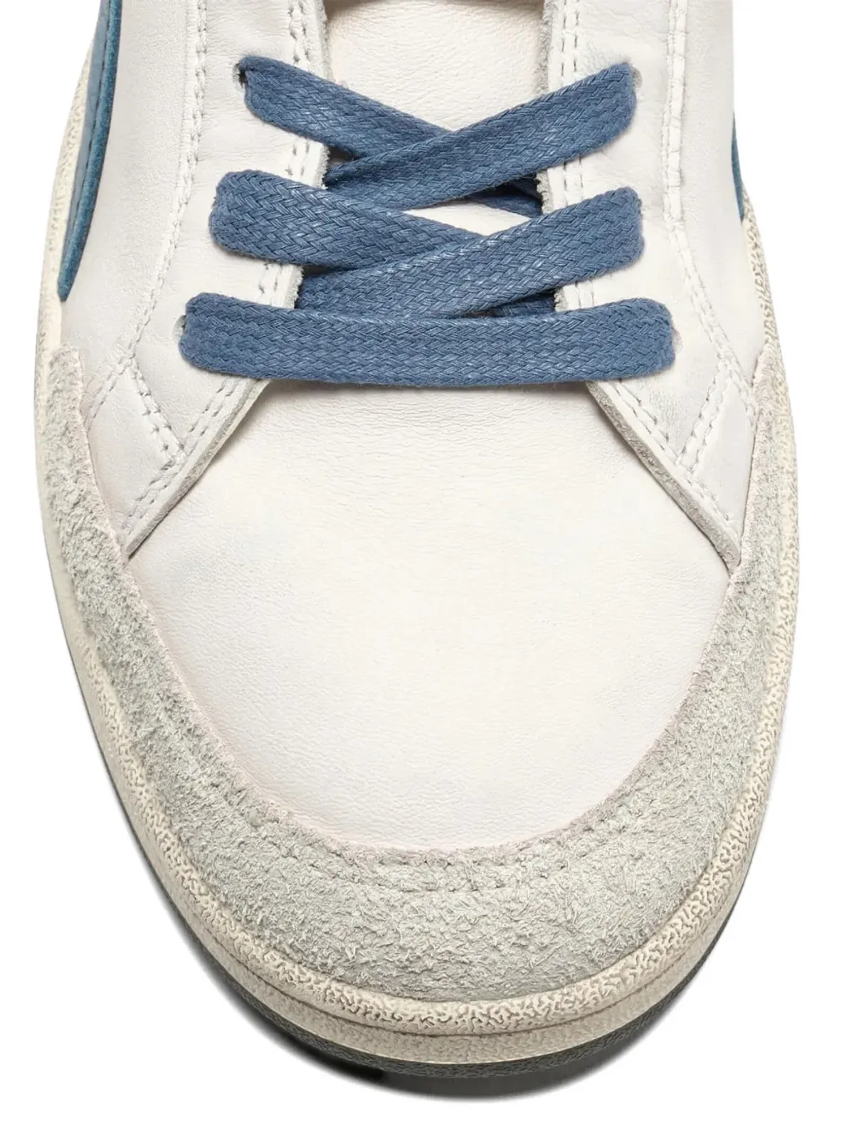 Diadora Prestige ビンテージ レザー スニーカー ホワイト - 画像4