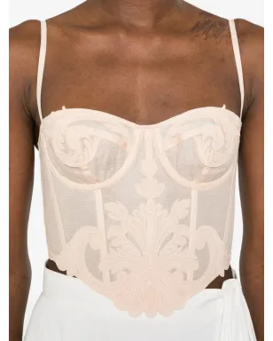 ZIMMERMANN Rebellion filigree-collar corset - Orange - サムネイル5