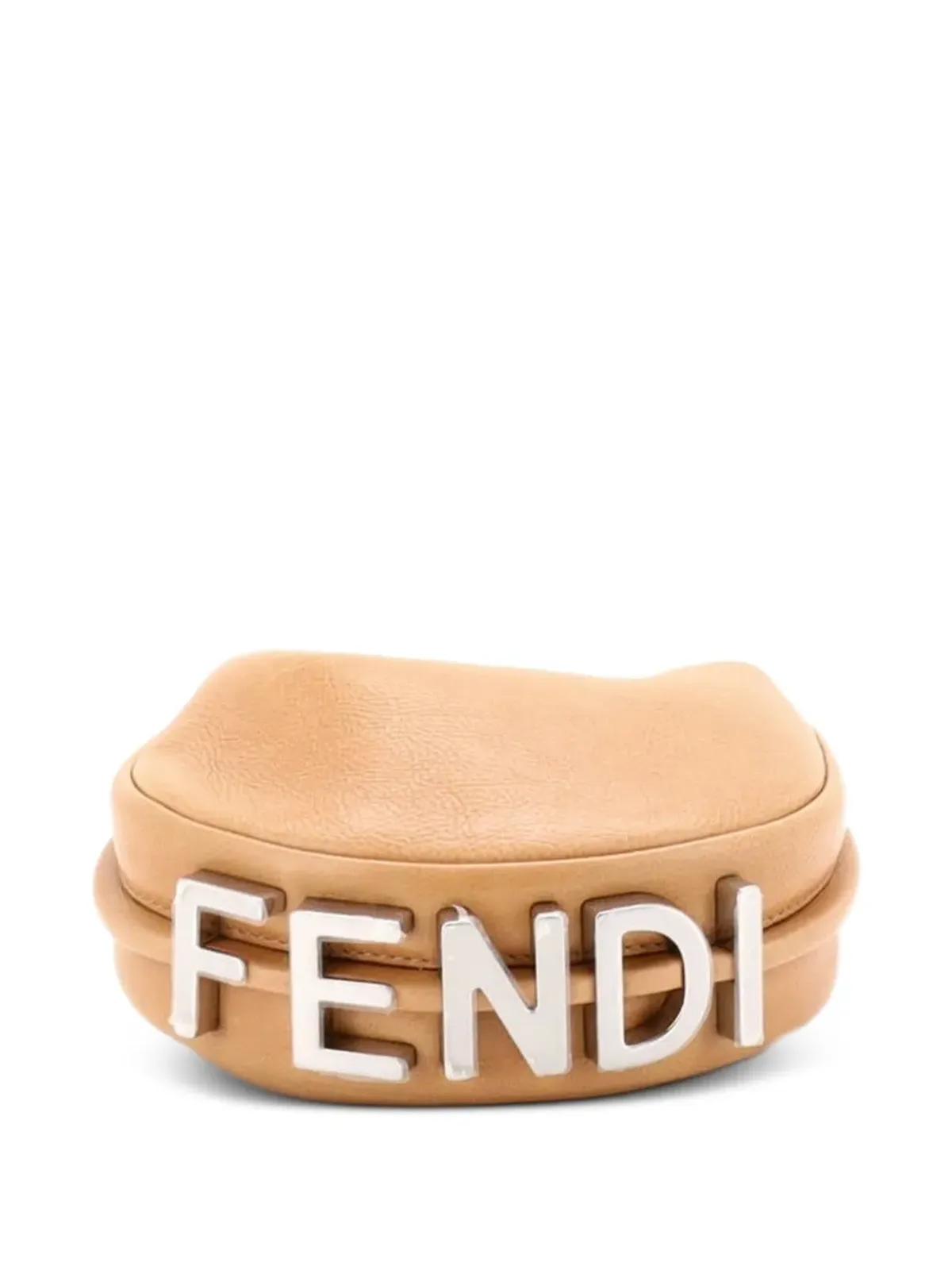 Fendi Pre-Owned フェンディ Fendigraphy バッグ レザー・ナノバッグ - 画像4