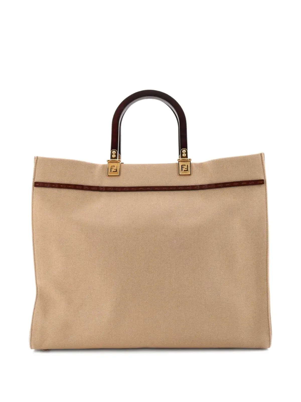 Fendi Pre-Owned Sunshine Shopper Canvas トートバッグ - 画像2