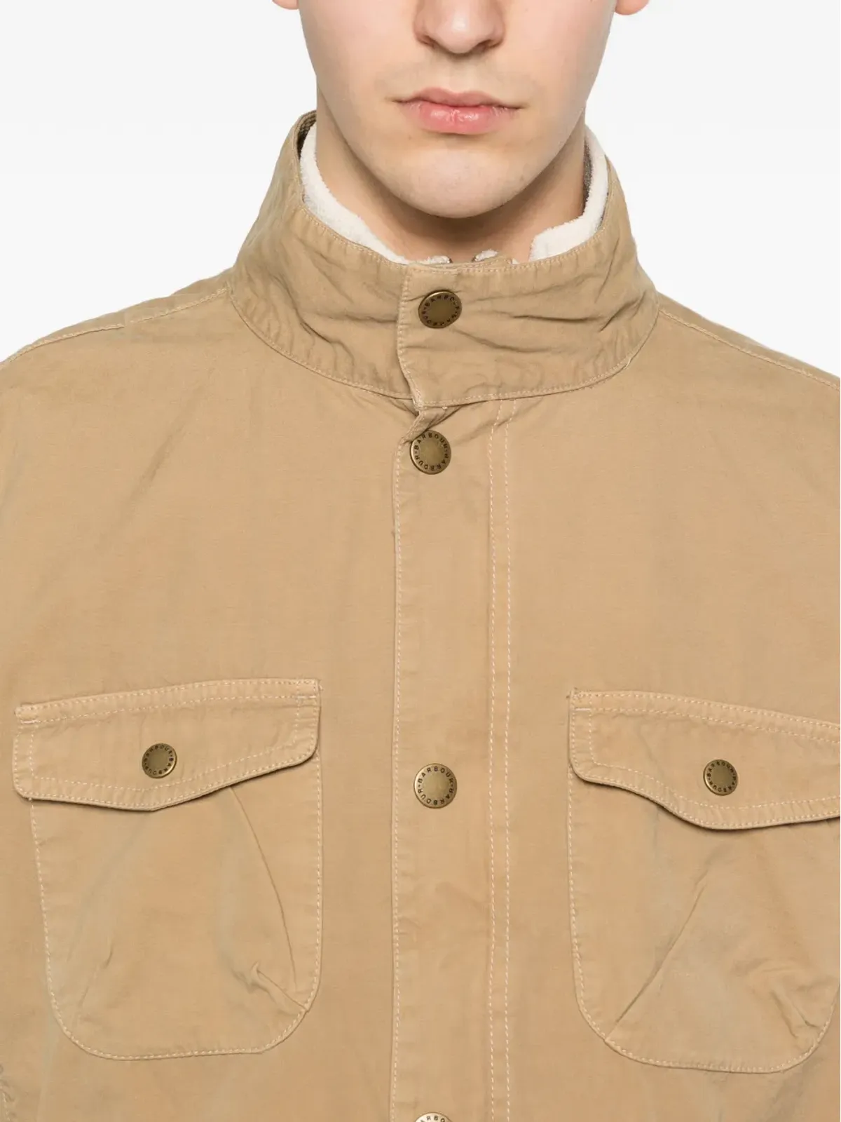 Barbour Ogston ボタン付きポケットジャケット - 画像5