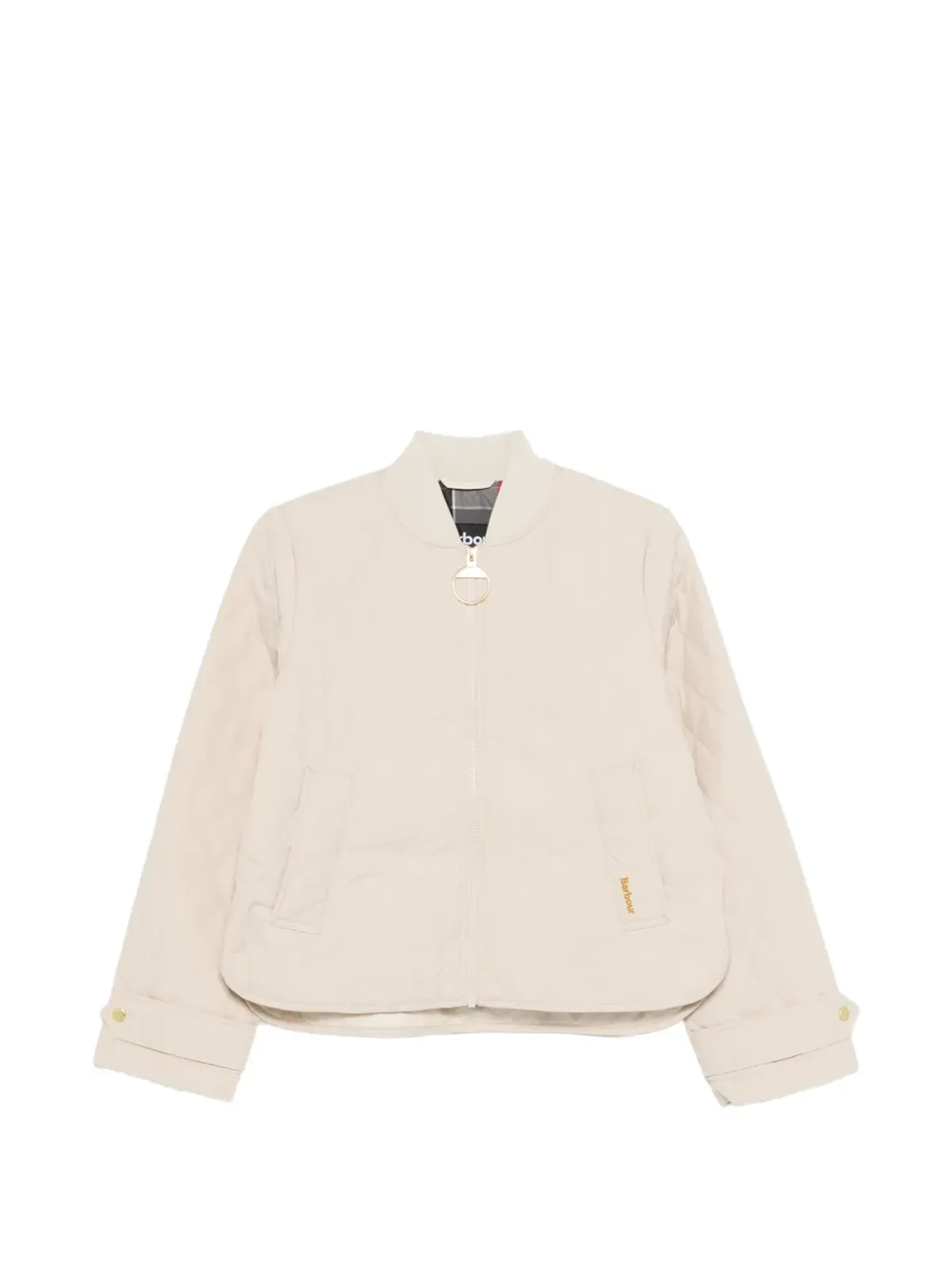 Barbour キルティングジップアップジャケット - 画像1