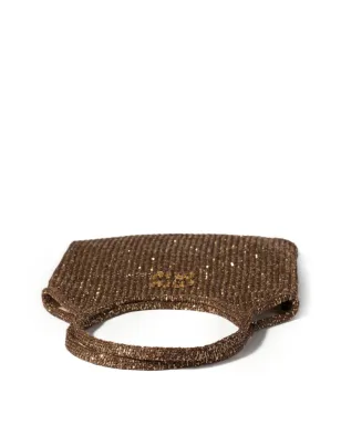 Miu Miu Ivy sequin mesh bag - Brown - サムネイル4