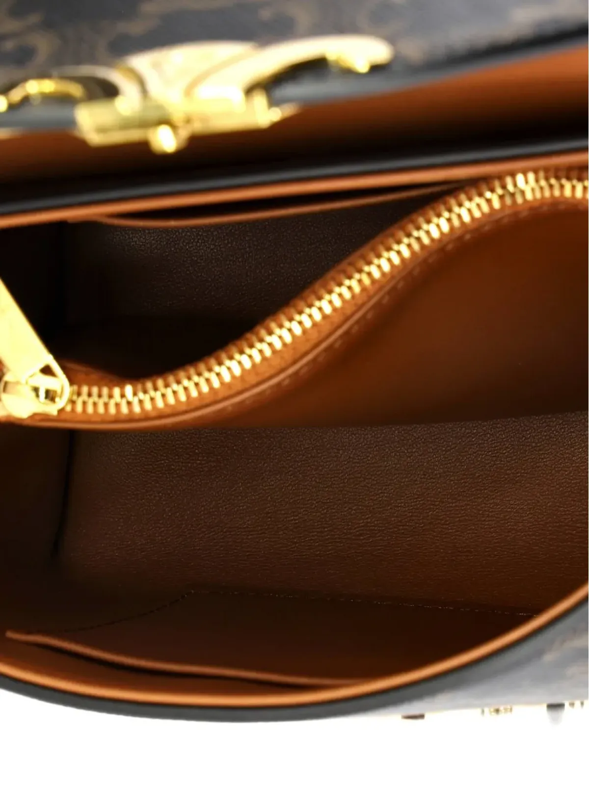 Celine Pre-Owned Ninoトップハンドルバッグ Triomphe コーテッドキャンバス ティーン・サッチェル - ブラウン - 画像5