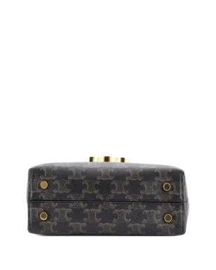Celine Pre-Owned Ninoトップハンドルバッグ Triomphe コーテッドキャンバス ティーン・サッチェル - ブラウン - サムネイル4