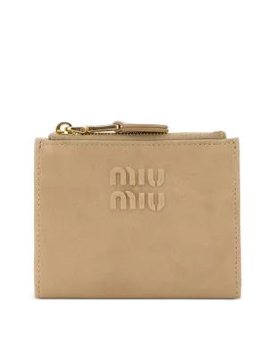 Miu Miu ピンクレザー ウォレット - ニュートラルカラー - サムネイル1