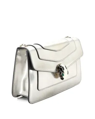 Bvlgari Vintage セルペンティフォーエバー メタリックレザー 小型ショルダーバッグ - サムネイル3