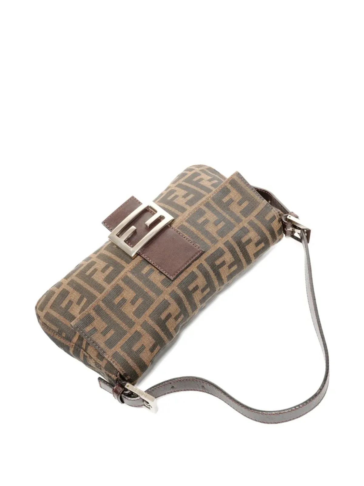 Fendi Pre-Owned 1990s Mamma Baguette shoulder bag - Neutrals - 画像4