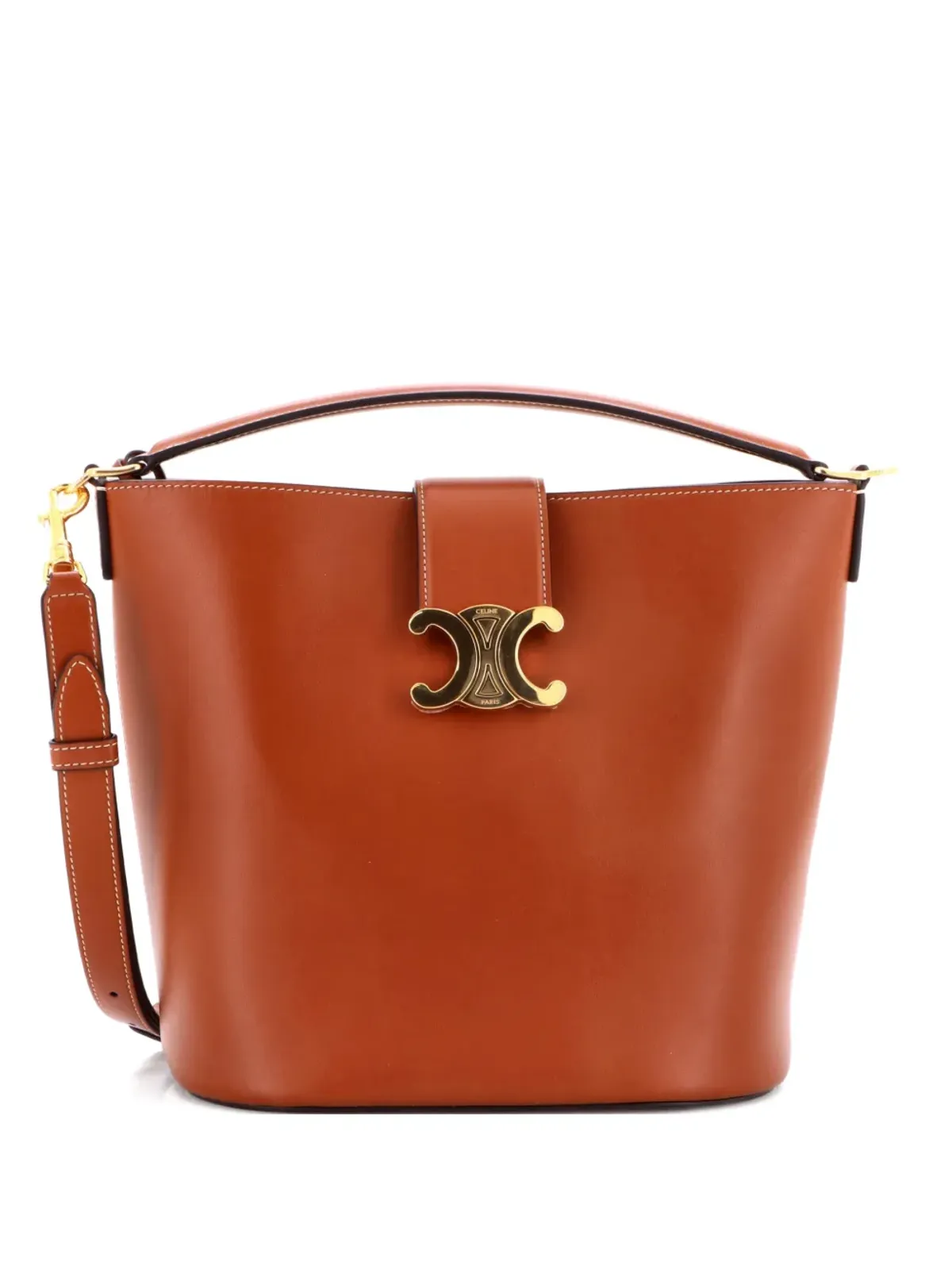Celine Pre-Owned ルイーズバッグ レザー バケットバッグ - 画像1