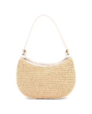 Bottega Veneta Pre-Owned ジェメリ ラフィア×イントレッチアート レザー ショルダーバッグ - サムネイル2