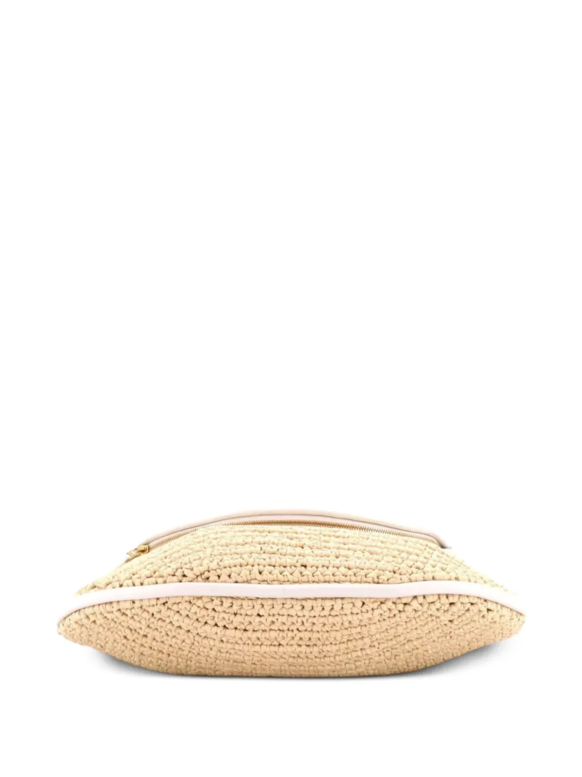 Bottega Veneta Pre-Owned ジェメリ ラフィア×イントレッチアート レザー ショルダーバッグ - 画像3