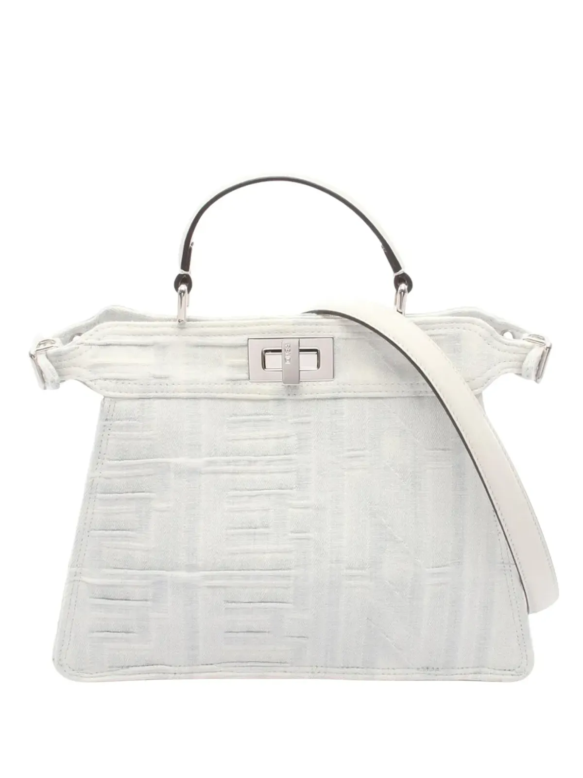 Fendi デニム Peekaboo ISeeU サッチェル - 画像1