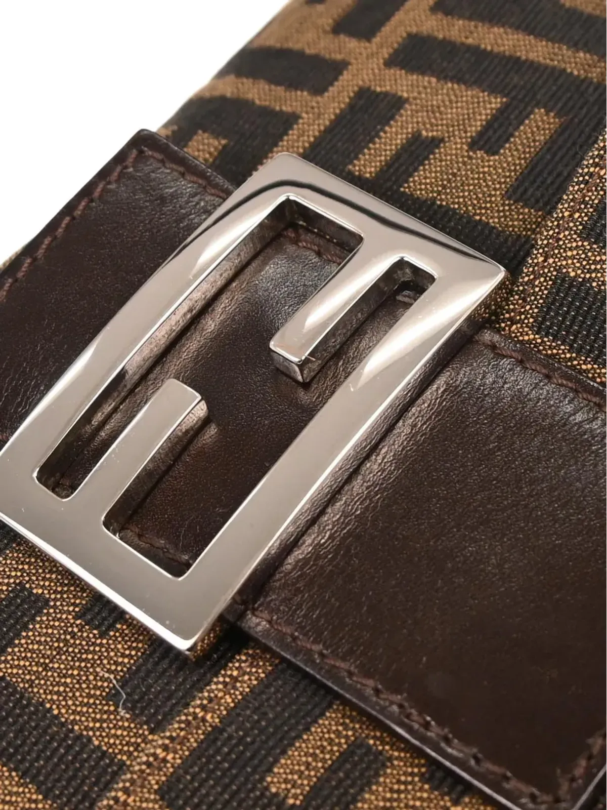 Fendi Vintage mamma Baguette Zucca ショルダーバッグ - 画像5