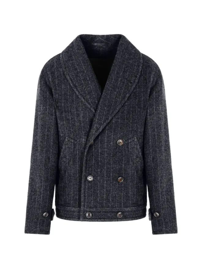 Giorgio Armani Giorgio Armani ピンストライプ ダブルブレスト ジャケットの商品画像