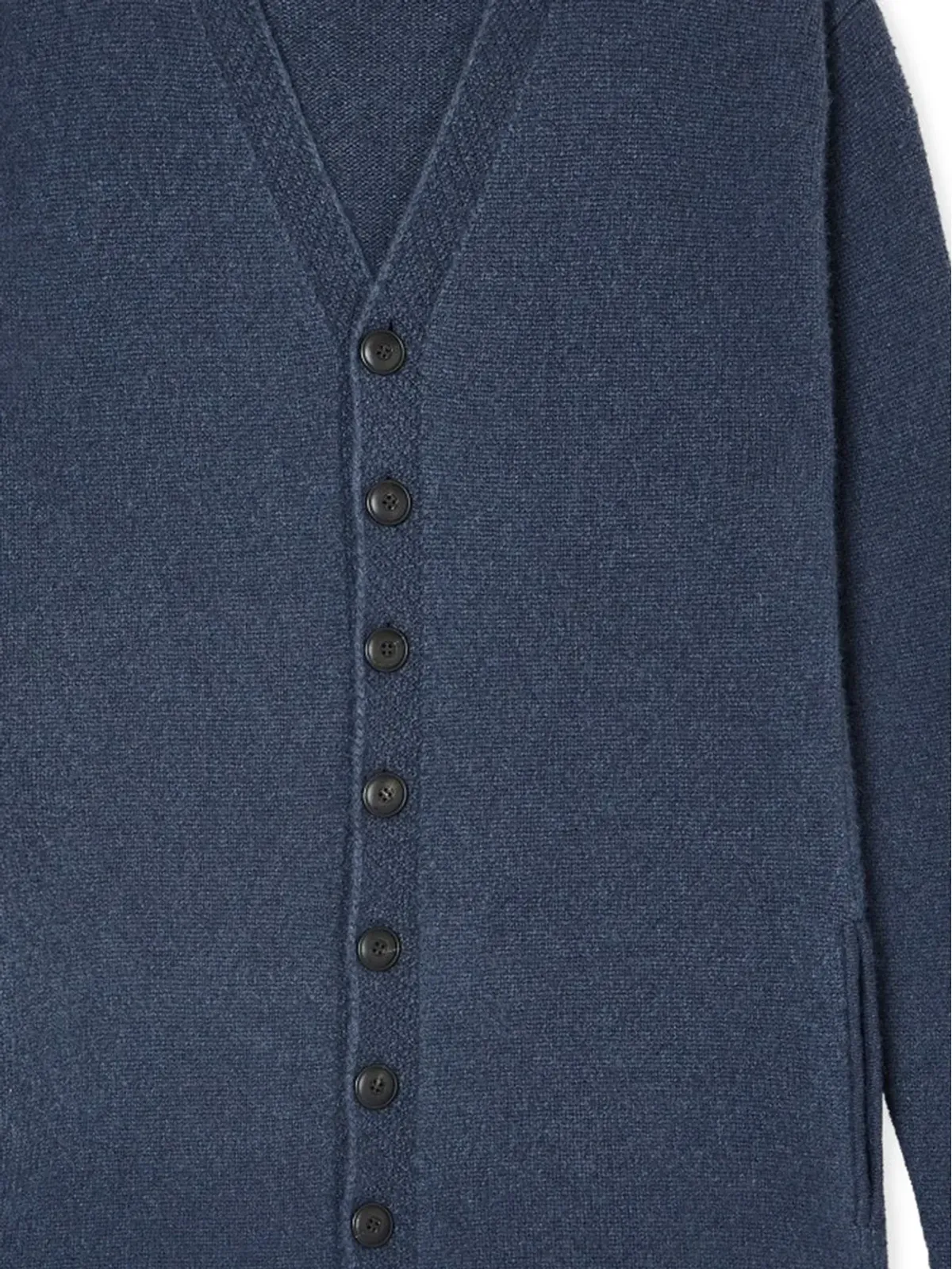 Giorgio Armani カシミヤ Vネック カーディガン - 画像2