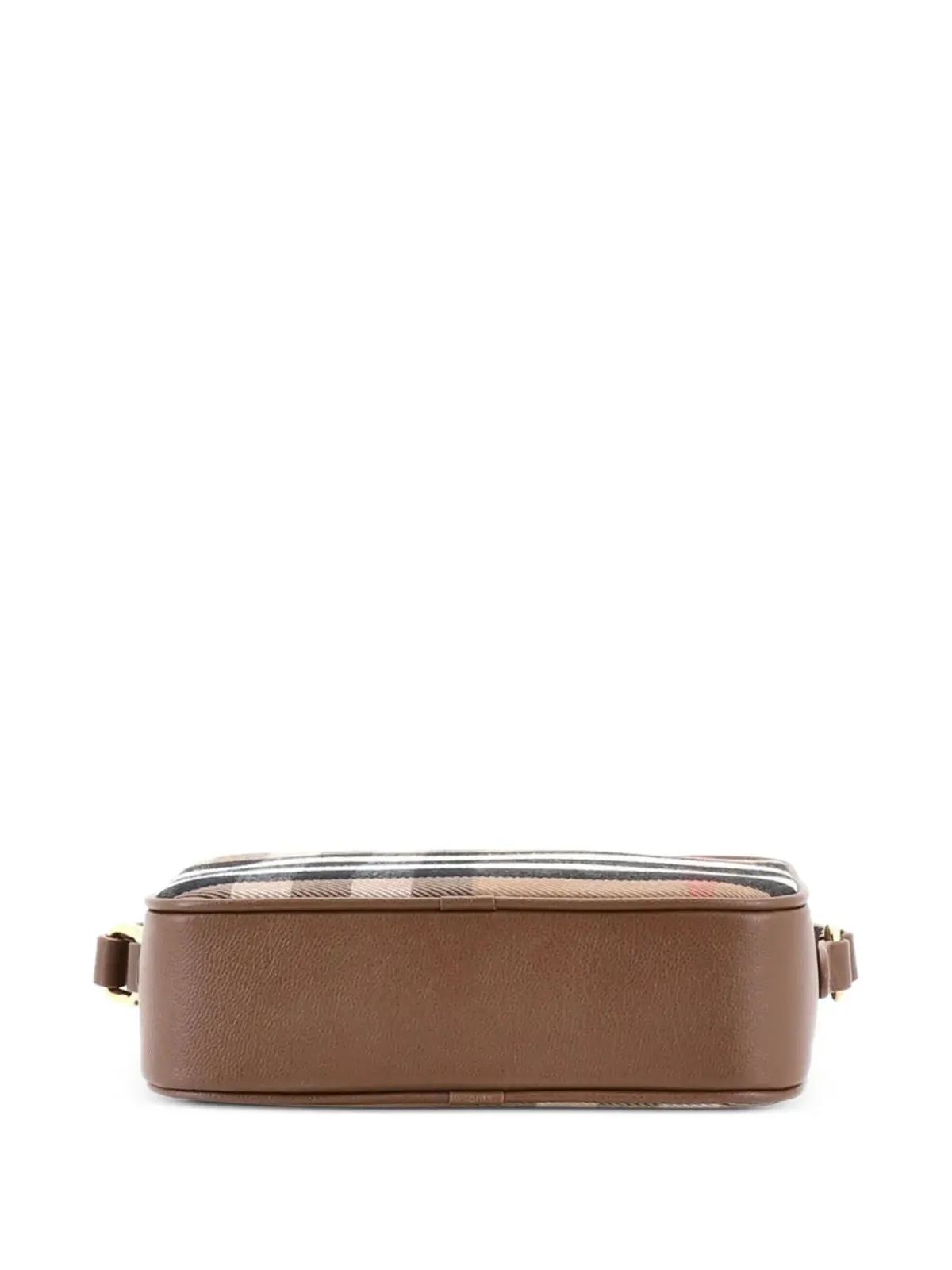 Burberry Pre-Owned カメラバッグ ハウスチェック キャンバス クロスボディバッグ ブラウン - 画像4