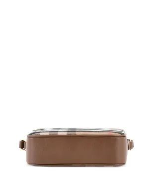 Burberry Pre-Owned カメラバッグ ハウスチェック キャンバス クロスボディバッグ ブラウン - サムネイル4