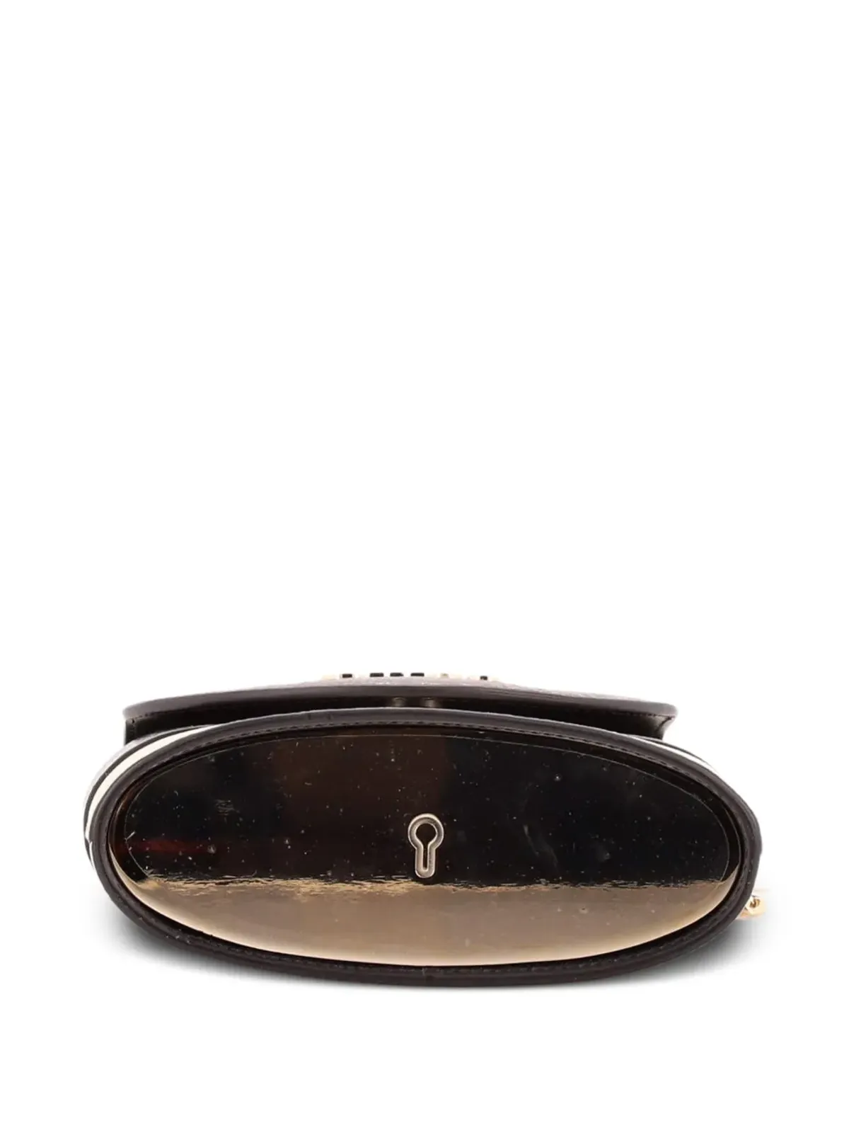 Chloé Pre-Owned アビー ロック バッグ レザー スモール クロスボディバッグ - ゴールド - 画像4