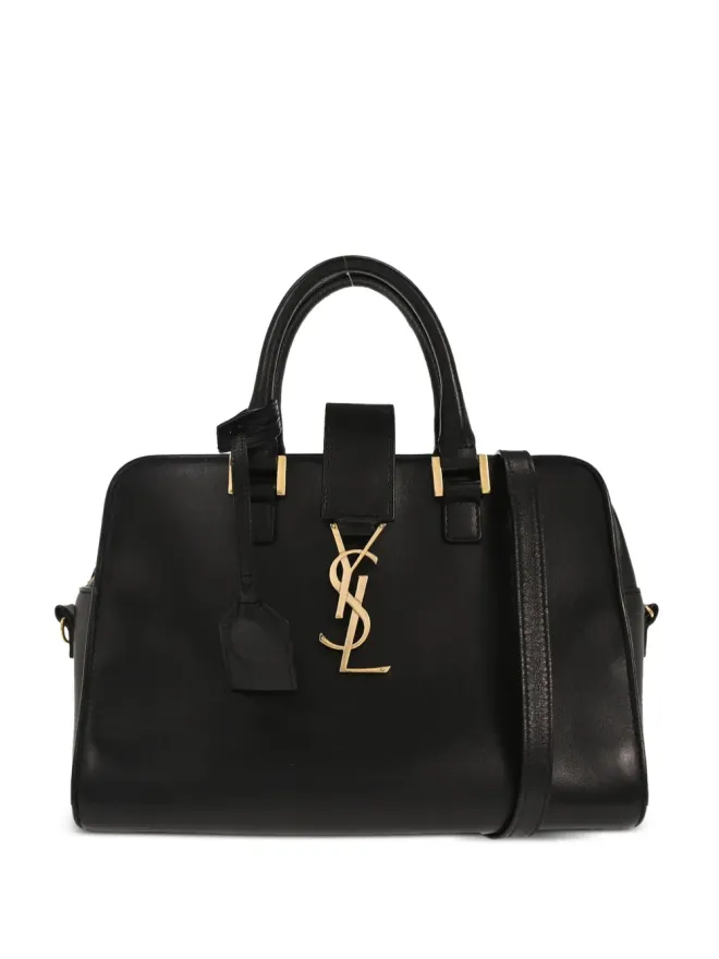 Saint Laurent Pre-Owned Saint Laurent Pre-Owned Cabas ロゴプレート レザー トートバッグの商品画像