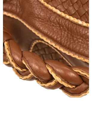 Bottega Veneta Pre-Owned イントレチャート トートバッグ（ブラウン） - サムネイル4