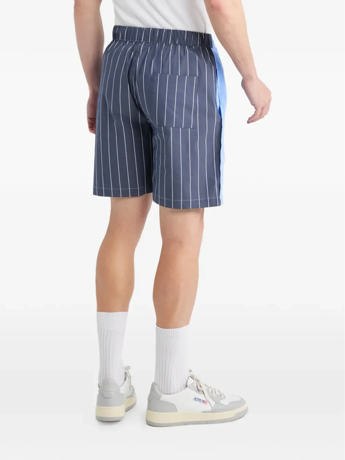 Off Duty ストライプ柄ドローストリングショーツ - 画像5