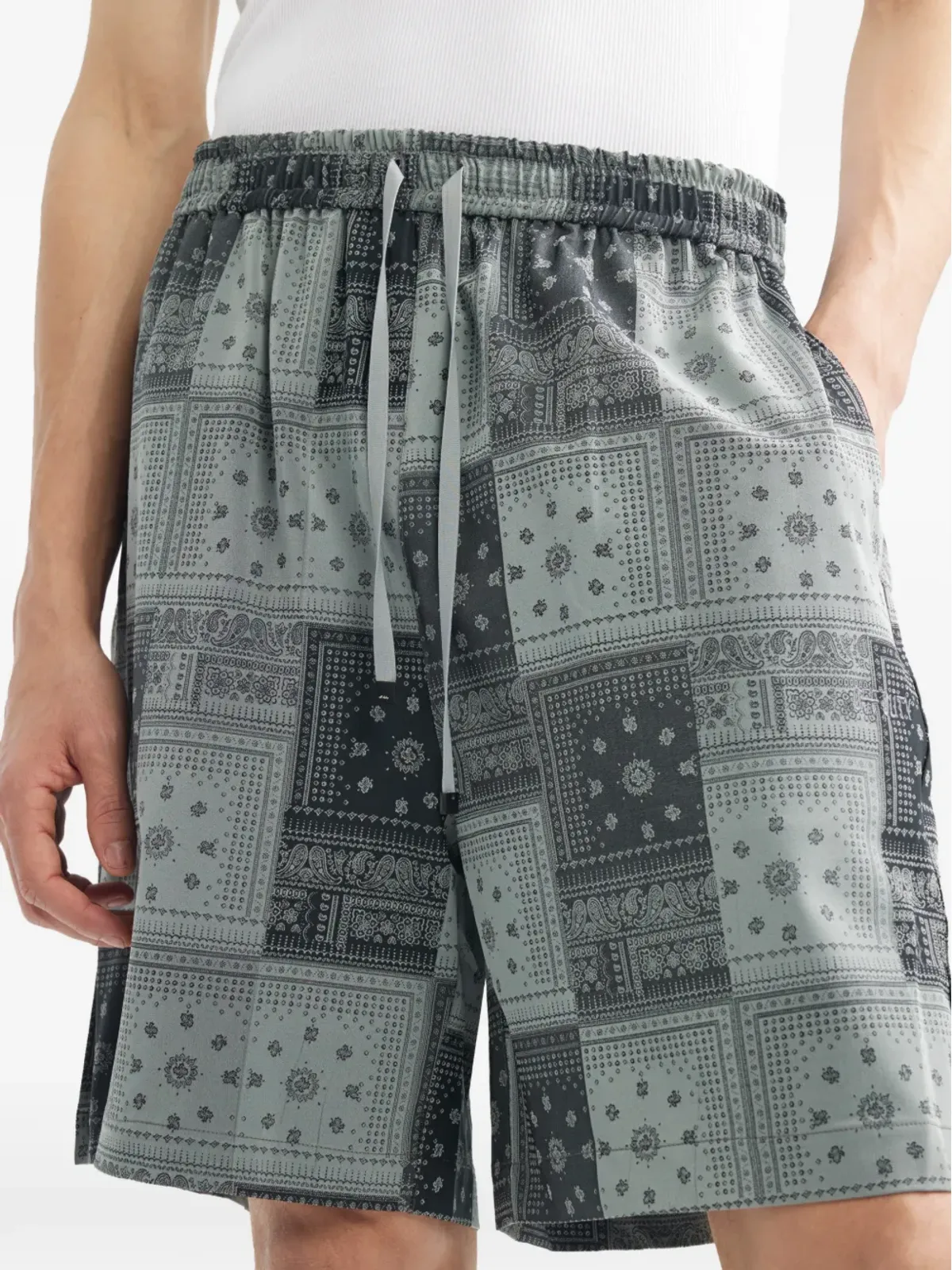Off Duty uji shorts - Grey - 画像5