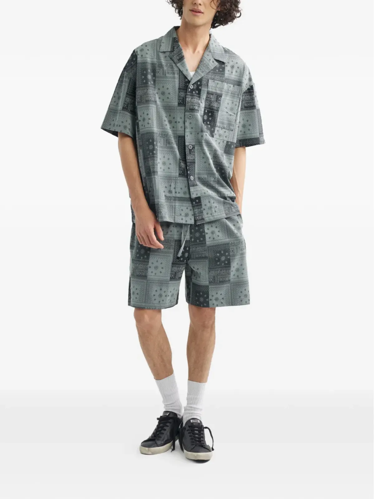 Off Duty uji shorts - Grey - 画像2