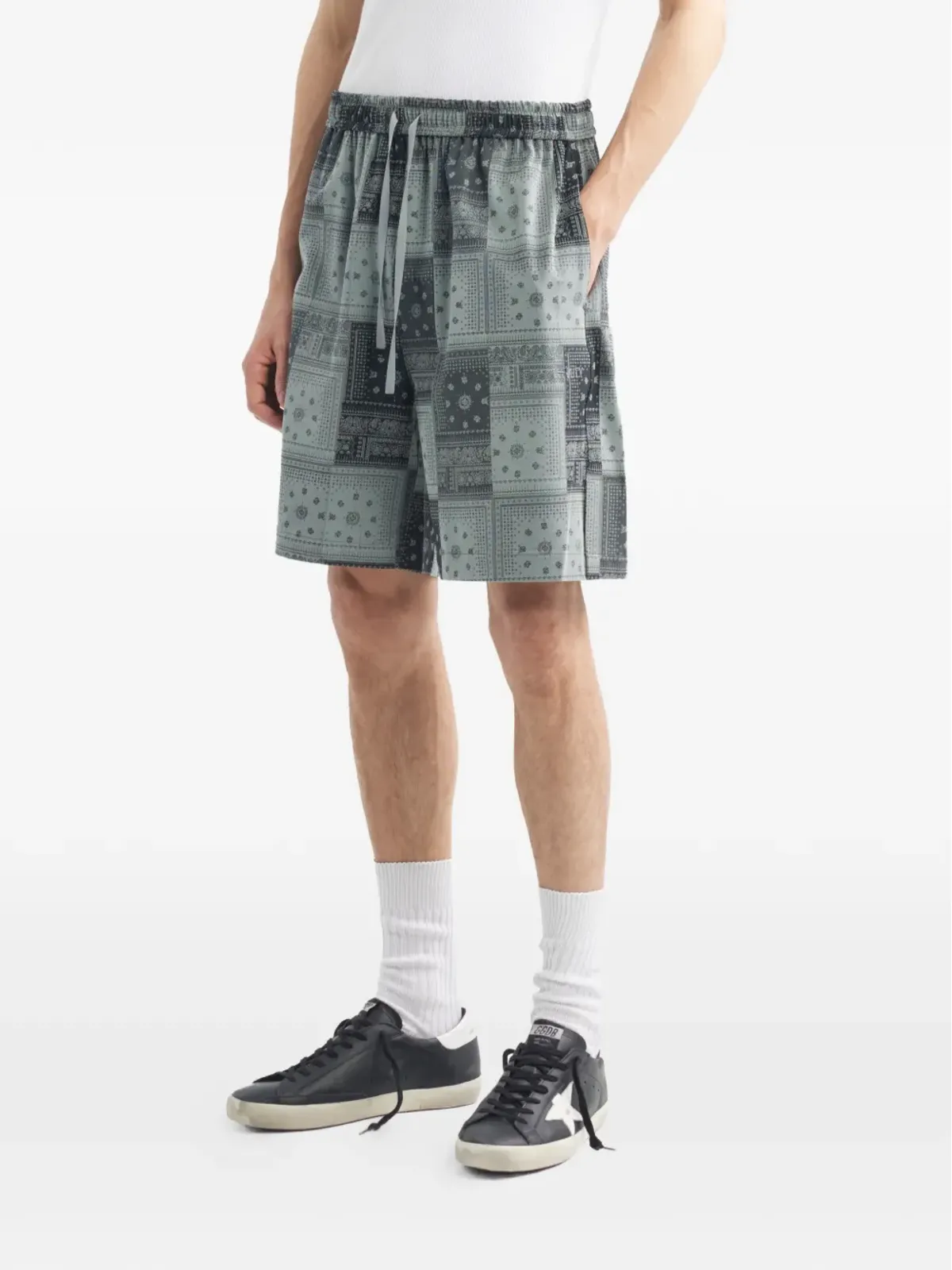 Off Duty uji shorts - Grey - 画像3