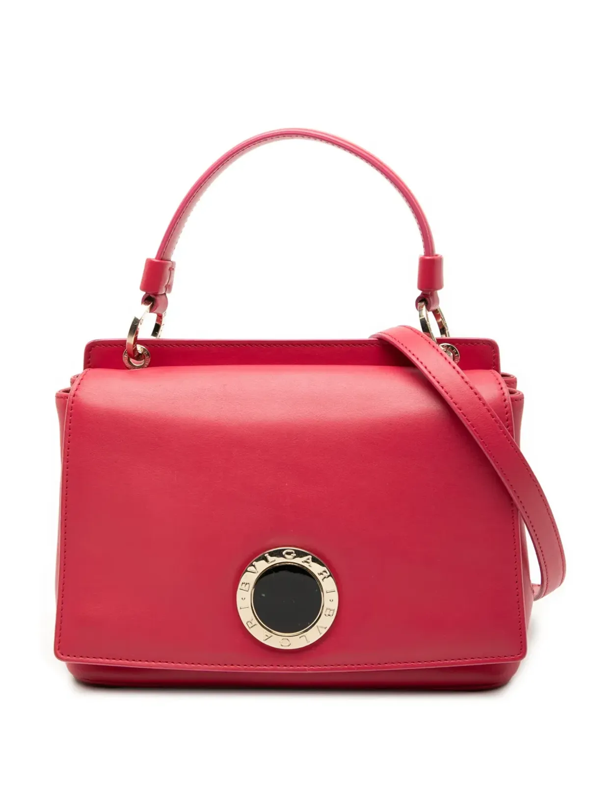 Bvlgari Pre-Owned レザー デュエット トップハンドルバッグ サッチェル - ピンク - 画像1