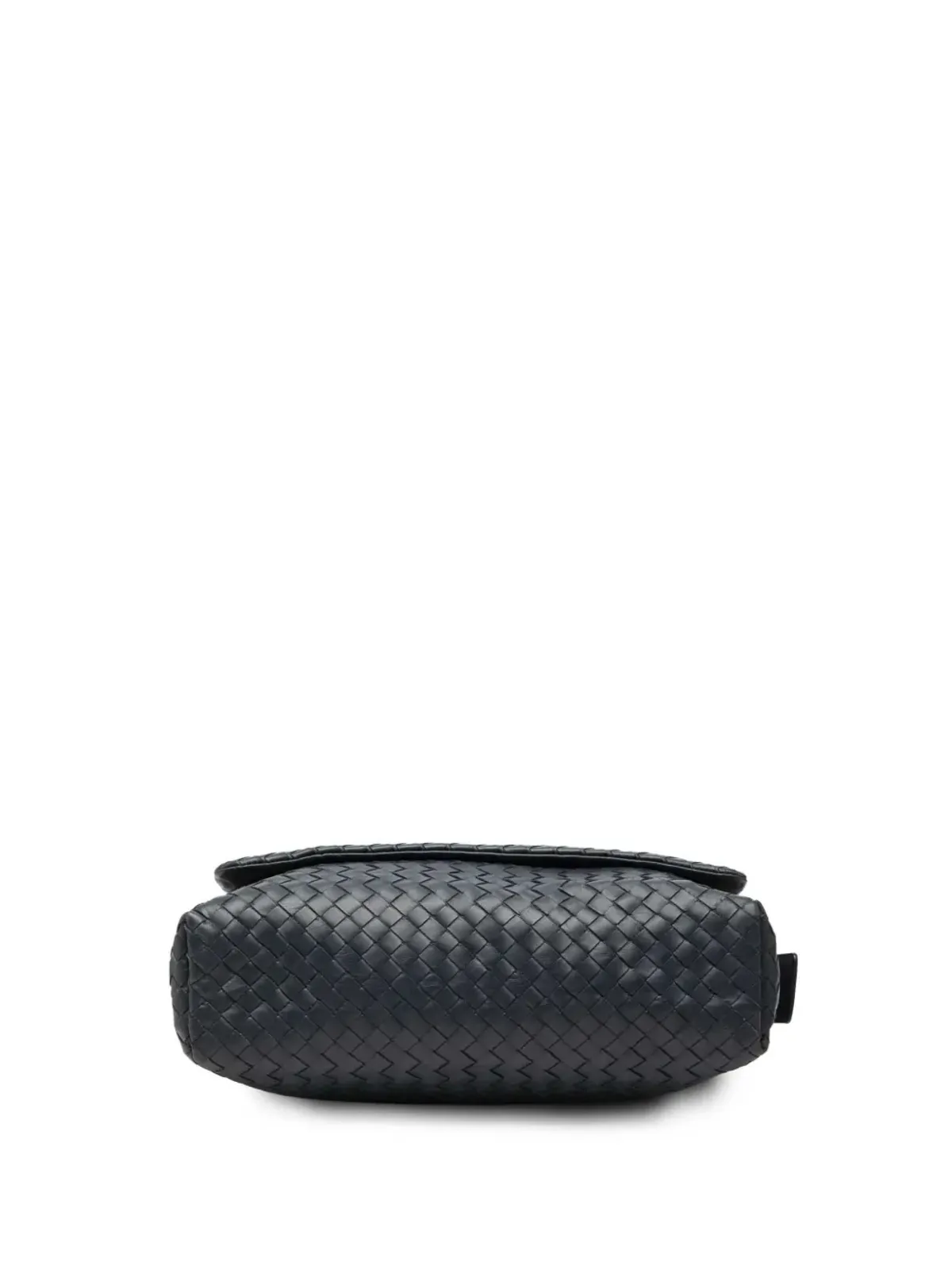 Bottega Veneta Pre-Owned イントレッチャート ナパ フラップ クロスボディバッグ - ブラック - 画像4