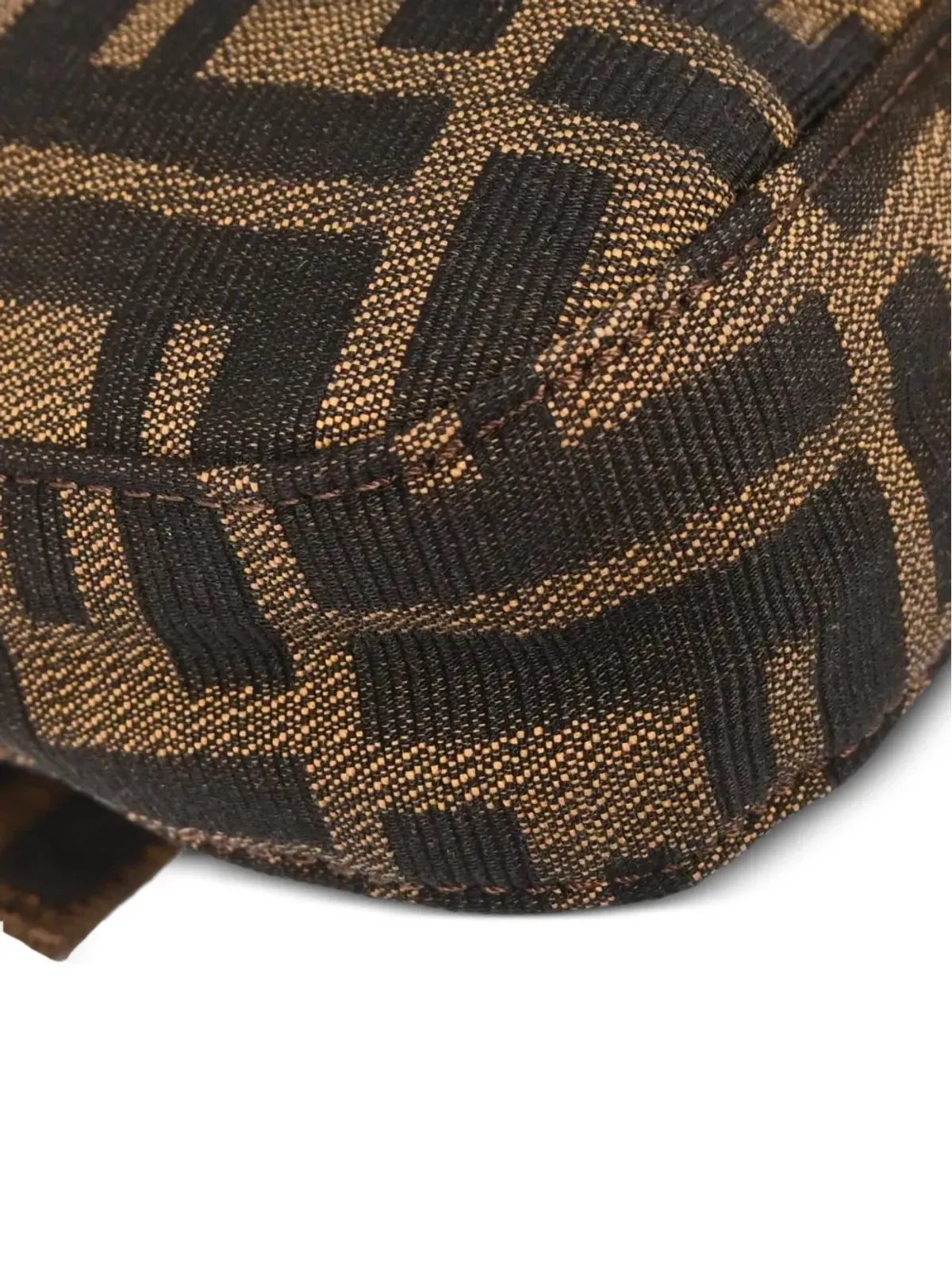 Fendi Pre-Owned 2009 バゲット Zucca ショルダーバッグ ブラウン - 画像5