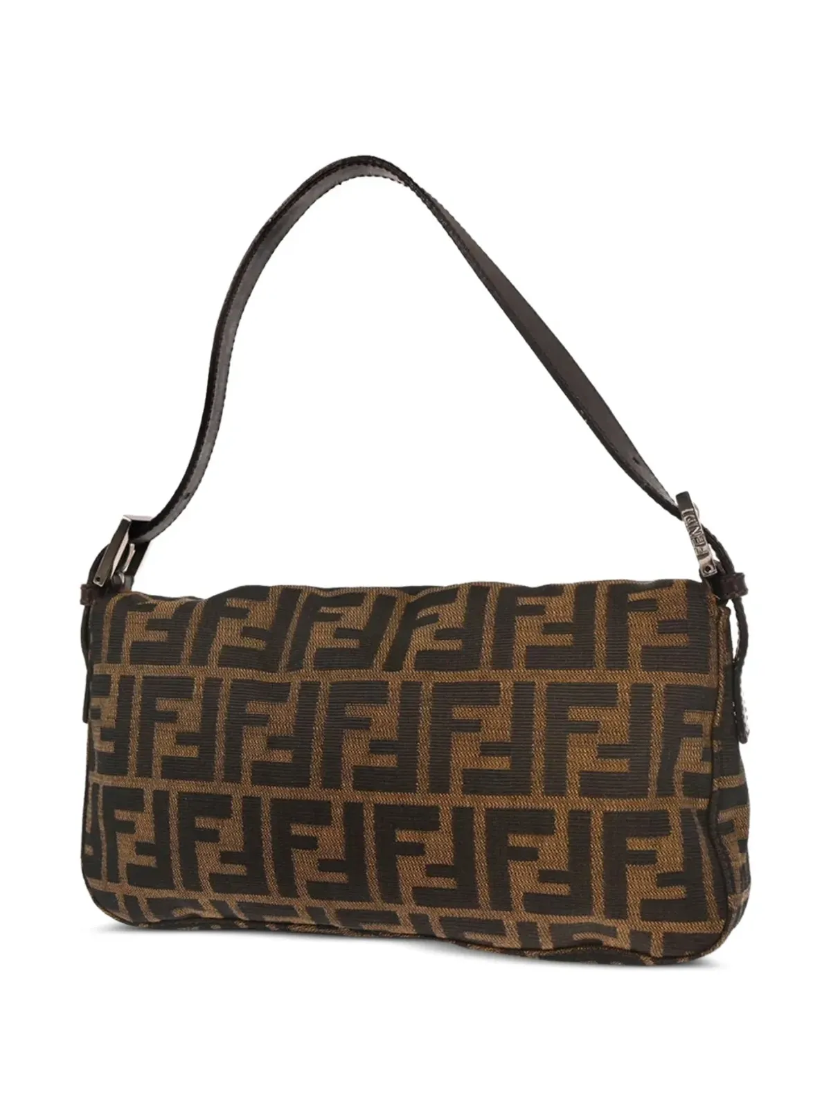 Fendi Pre-Owned 2009 バゲット Zucca ショルダーバッグ ブラウン - 画像2