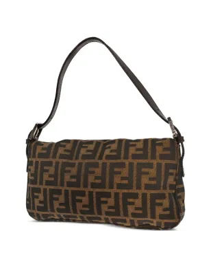 Fendi Pre-Owned 2009 バゲット Zucca ショルダーバッグ ブラウン - サムネイル2