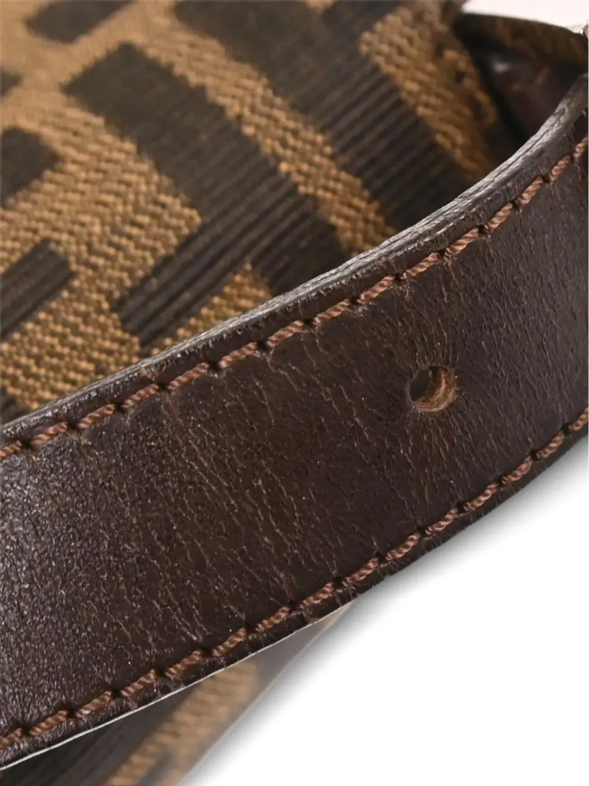 Fendi Pre-Owned 2009 バゲット Zucca ショルダーバッグ ブラウン - 画像3