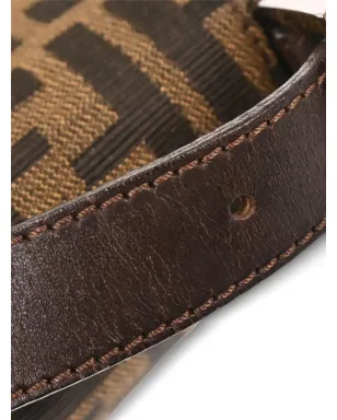 Fendi Pre-Owned 2009 バゲット Zucca ショルダーバッグ ブラウン - サムネイル3