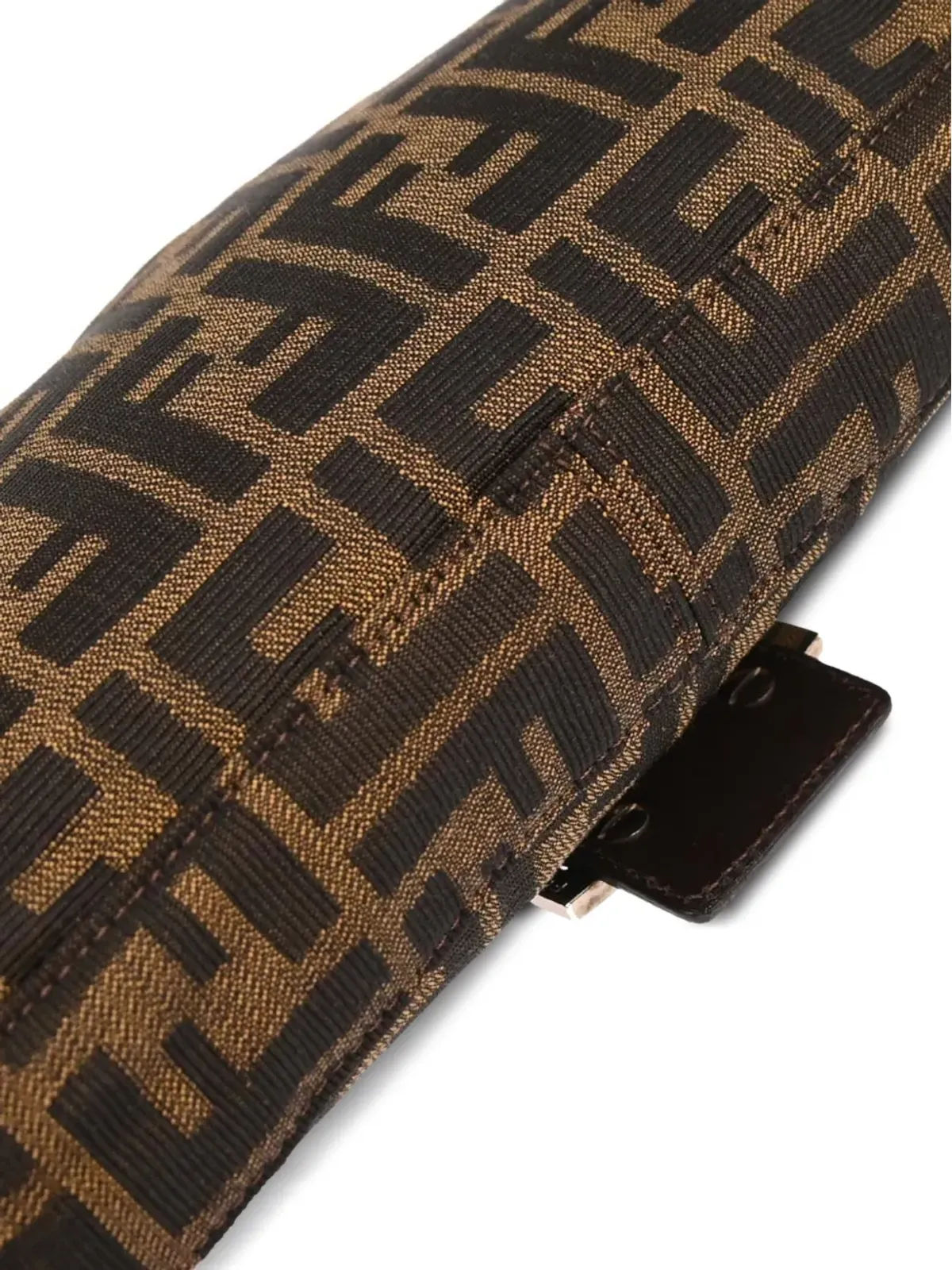 Fendi Pre-Owned 2009 バゲット Zucca ショルダーバッグ ブラウン - 画像4
