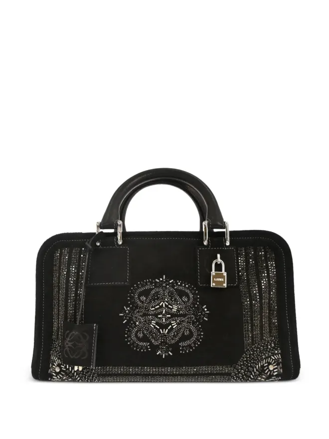Loewe Pre-Owned Loewe Pre-Owned 2007 Amazona 28 embellished tote bag - Blackの商品画像