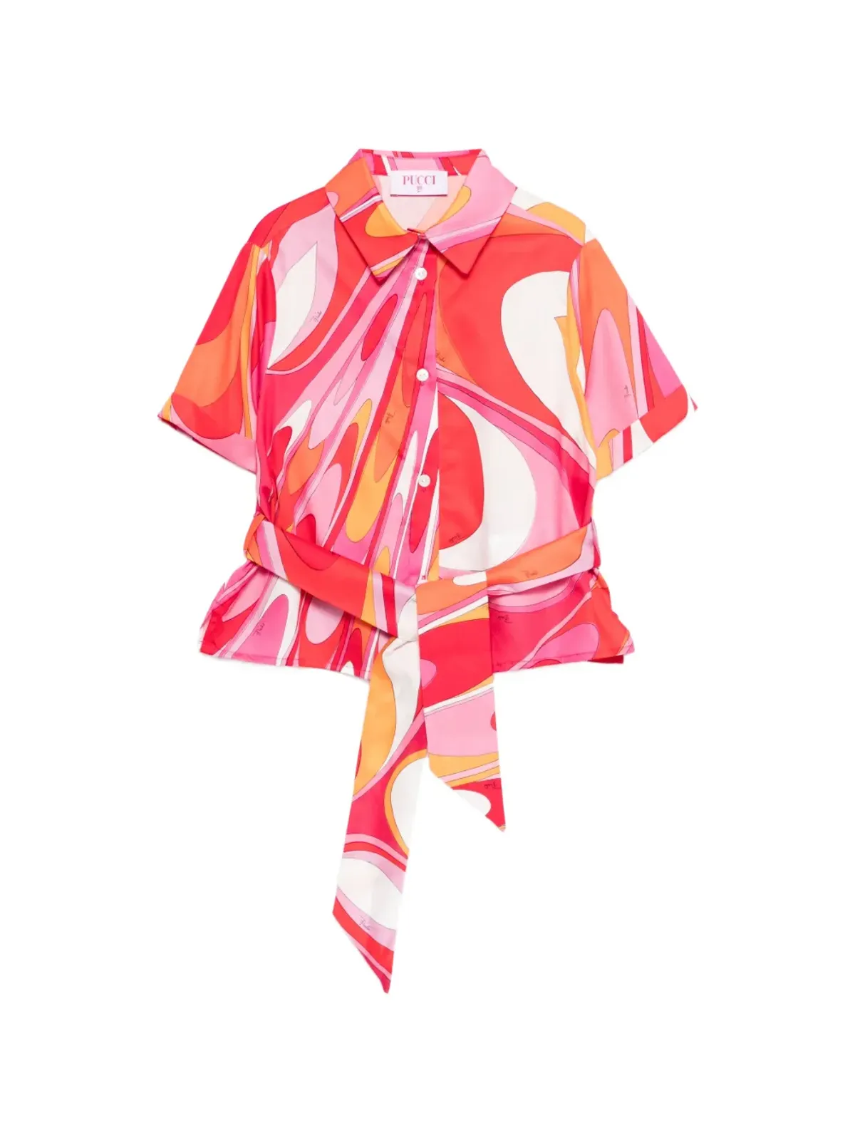 PUCCI Junior タイウエスト柄シャツ - 画像1