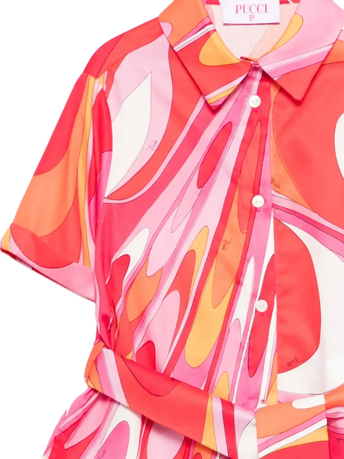 PUCCI Junior タイウエスト柄シャツ - 画像3