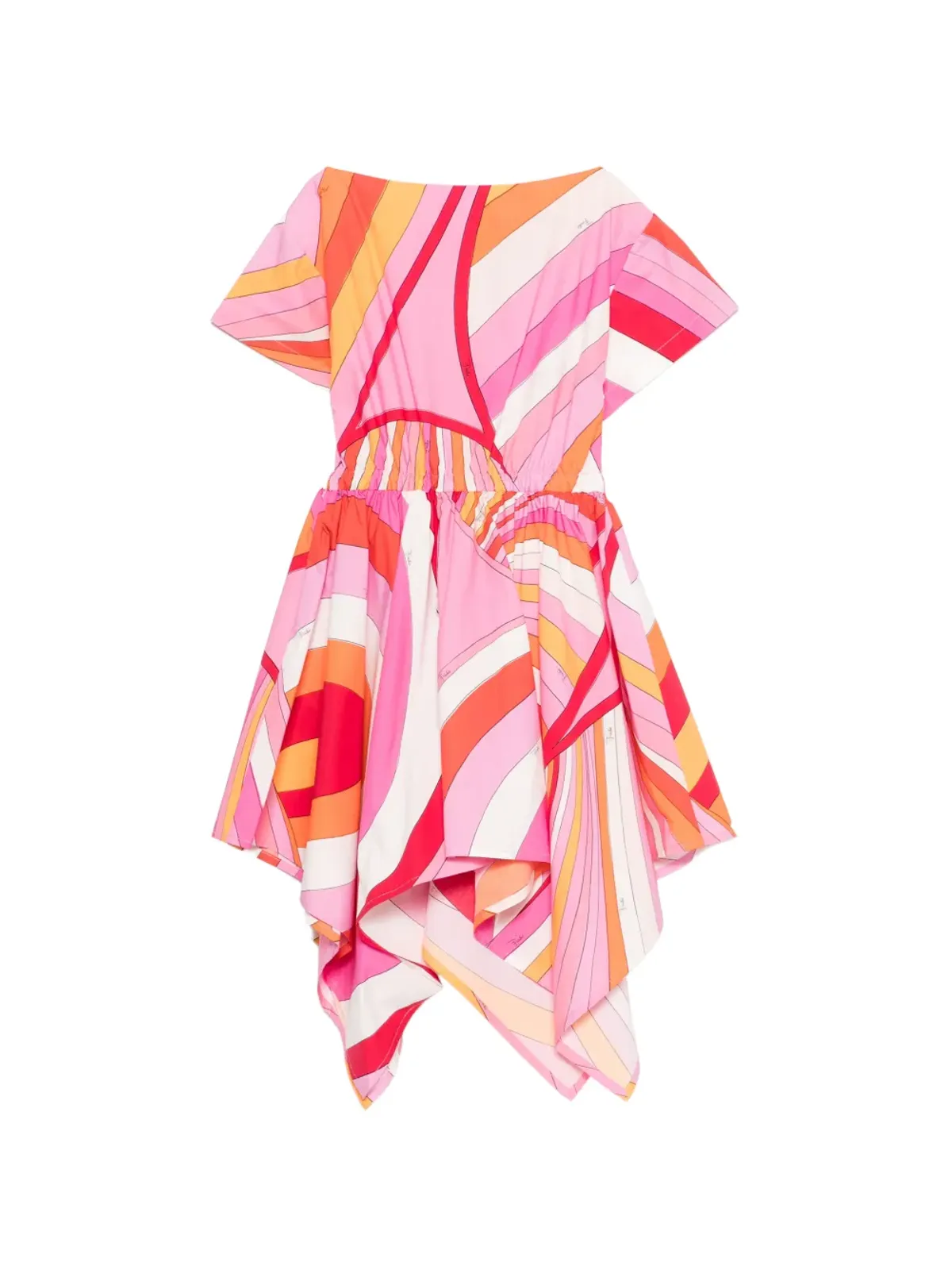 PUCCI Junior プリントタイウエストドレス - 画像2