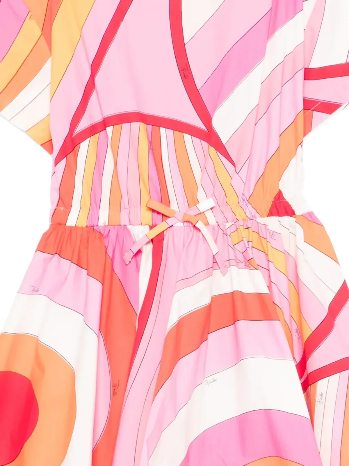PUCCI Junior プリントタイウエストドレス - 画像3