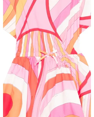 PUCCI Junior プリントタイウエストドレス - サムネイル3