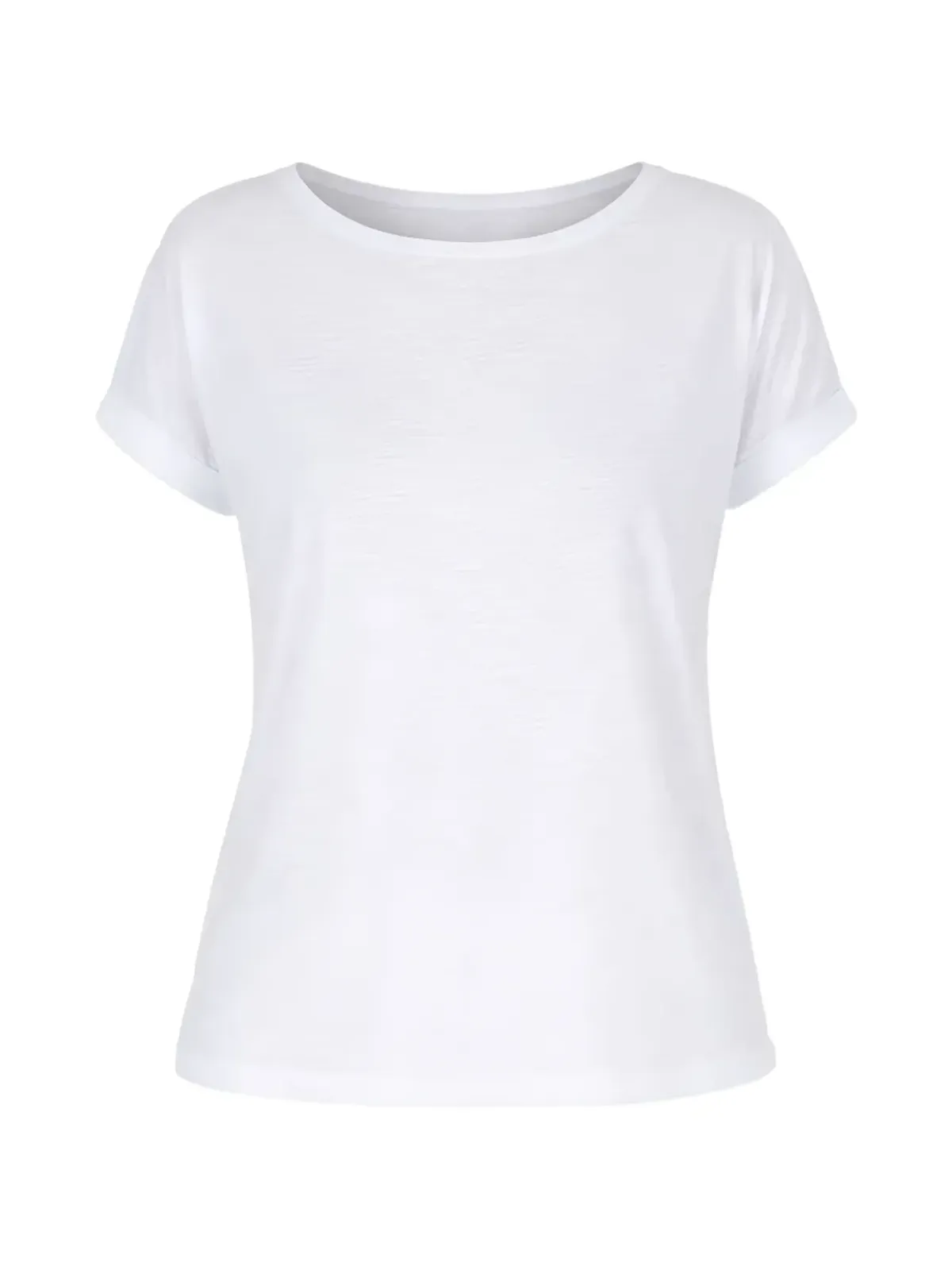 Juvia カフ付きTシャツ - White - 画像1