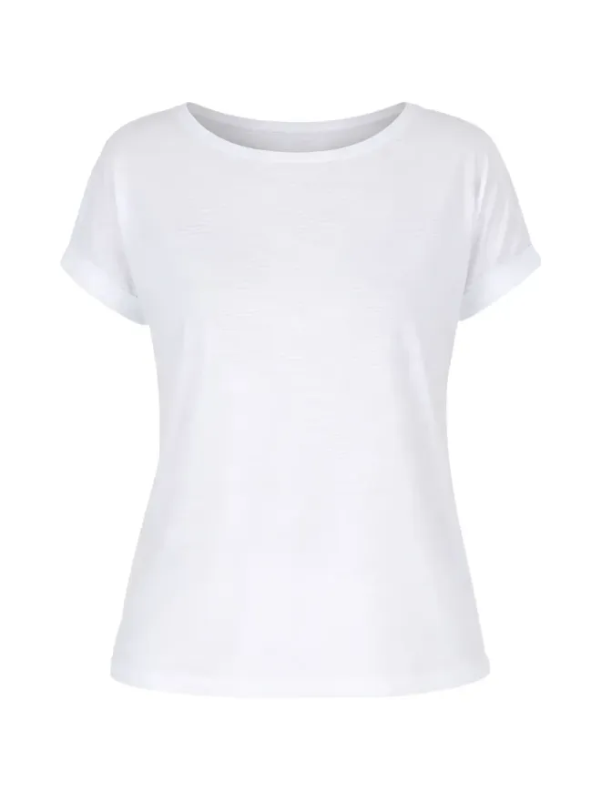 Juvia Juvia カフ付きTシャツ - Whiteの商品画像